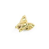 4pcs Elephant Head Copper Beads CZ Pendants for Jewelry Making