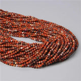 Leopard Skin Jasper Faceted Beads 3-4mm