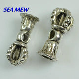30pcs Tibetan Buddhist Silver Spacer Beads Vajra Pestle/Vajra Bell Charm