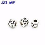 100 PCS Vintage Metal Antique Spacer Beads Nepal Hole Beads For Jewelry Making