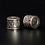 100 PCS Vintage Metal Antique Spacer Beads Nepal Hole Beads For Jewelry Making