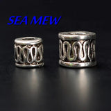 100 PCS Vintage Metal Antique Spacer Beads Nepal Hole Beads For Jewelry Making