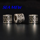 100 PCS Vintage Metal Antique Spacer Beads Nepal Hole Beads For Jewelry Making