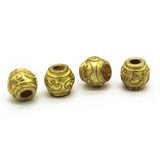 10PCS 8mm*7.5mm Raw Brass Spacer Beads DIY Metal Beads