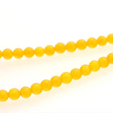 6mm Yellow Topazs GemStone DIY Loose Beads for Jewelry Making