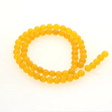 6mm Yellow Topazs GemStone DIY Loose Beads for Jewelry Making