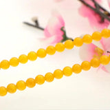 6mm Yellow Topazs GemStone DIY Loose Beads for Jewelry Making