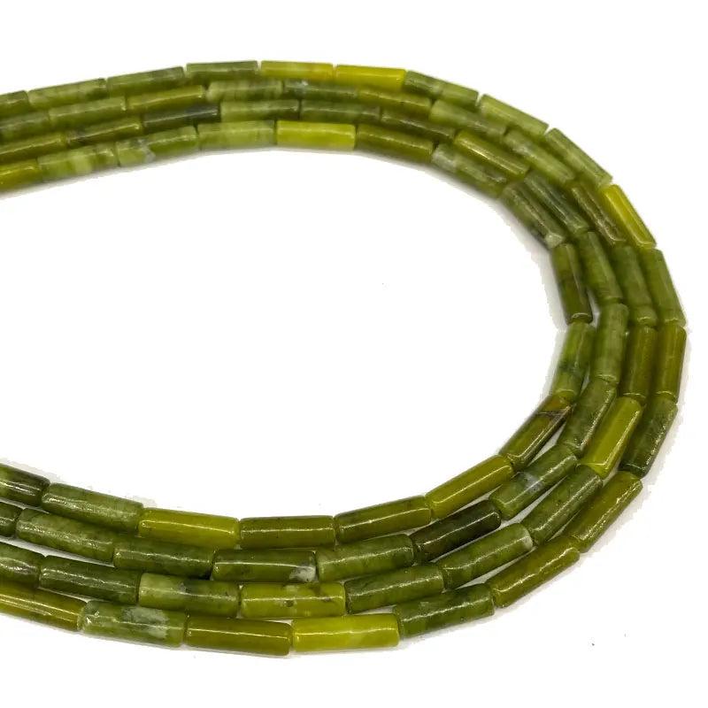 Green Jade Round Spacer Beads 4*13MM 15''