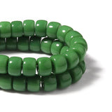 Dark Green Glass Crystal Spacer Beads 8*6mm/60PCS for Diy Jewelry