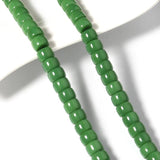 Dark Green Glass Crystal Spacer Beads 8*6mm/60PCS for Diy Jewelry