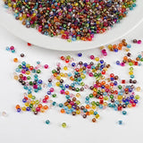 Colorful Glass Seed Beads Spacer Bracelet Beads 20g Bulk for DIY Jewelry Making