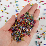 Colorful Glass Seed Beads Spacer Bracelet Beads 20g Bulk for DIY Jewelry Making