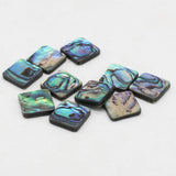 Square Abalone Beads for Jewelry Making DIY Necklace Earrings