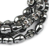 Natural Stone Skull Hematite 4/6/8MM Spacer Beads for Jewelry Making