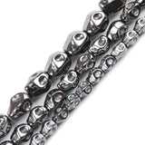 Natural Stone Skull Hematite 4/6/8MM Spacer Beads for Jewelry Making