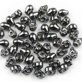 Natural Stone Skull Hematite 4/6/8MM Spacer Beads for Jewelry Making