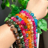 10mm Fire Dragon Veins Agates Beads Jewelry Making DIY Bracelet&Necklace