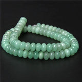 Green Aventurine Abacus Rondelle Beads Loose Gem Stone DIY Jewelry Making