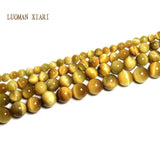 Natural Clod Yellow Tiger Eye Beads 6/8/10/12 MM