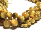 Natural Clod Yellow Tiger Eye Beads 6/8/10/12 MM