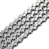 Natural Hematite Stone Beads 8x6mm Spacer Charms