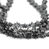 Natural Hematite Stone Beads 8x6mm Spacer Charms