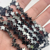 Natural Hematite Stone Beads 8x6mm Spacer Charms