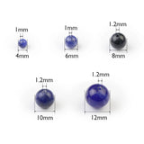 Sodalite Round Loose Beads for DIY Jewelry Making 4/6/8/10/12