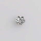 100pcs Tibetan Silver Flower Spacer Beads Caps 6x2mm YTC0031