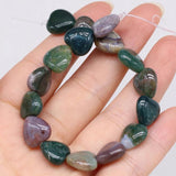14mm Natural Stone Quartz Heart Beads for Women Jewelry Making