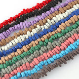 6mm Hematite Stone Multicolor Rubber Loose Round Beads for Jewellery Making