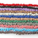 6mm Hematite Stone Multicolor Rubber Loose Round Beads for Jewellery Making