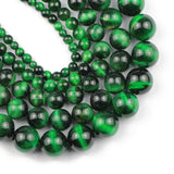 Green Tiger Eye Round Spacer Beads for Jewelry Making 4/6/8/10/12MM