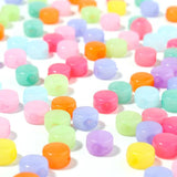 100PCS Mixed Plastic Jelly Flat Beads for Jewelry Making
