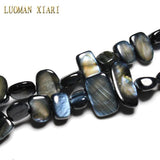 Irregular Dyed Natural Shell Stone Beads 34'' Strand DIY Jewelry Making
