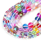 MoonStone Glitter Beads Round Loose Beads 6/8/10/12mm