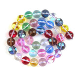 MoonStone Glitter Beads Round Loose Beads 6/8/10/12mm