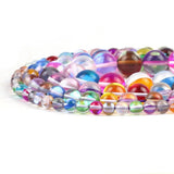 MoonStone Glitter Beads Round Loose Beads 6/8/10/12mm