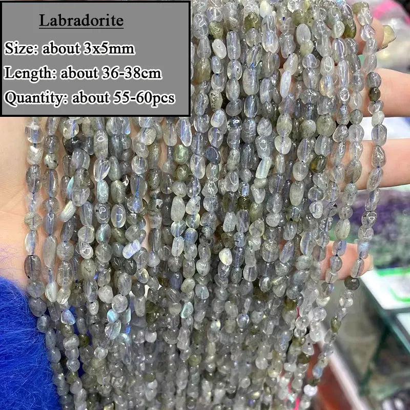 Natural Stone Irregular Spacer Beads for Jewelry Making DIY Bracelet