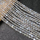 50 Pcs Natural Stone Bead Egg Shape Beads 6x8x4mm