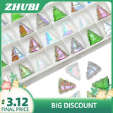 10Pcs 13x16mm Austrian Crystal Glass Beads Pendants for DIY Charms Jewelry