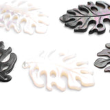 1pc Big Size Shell Leaf Beads Natural Sea Shell Charms For DIY Jewelry