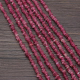 Strawberry Crystal Gravel Beads for Jewelry Making DIY Bracelet Necklace