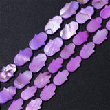 Shell Beads Charm Hand of Fatima Pearl Spacer Beads DIY Jewelry
