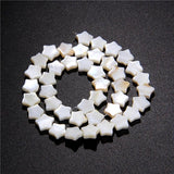 5-star Mother of Pearl Shell Beads for Jewelry Making DIY