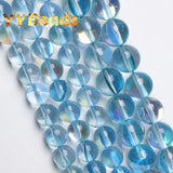 Austria Crystal Moonstone Beads for Jewelry Making DIY Bracelet 6-12mm