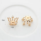 Copper Plated Flowers Beads Caps Findings Bulk End Spacer Charms Bead Cap
