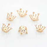 Copper Plated Flowers Beads Caps Findings Bulk End Spacer Charms Bead Cap