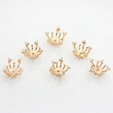 Copper Plated Flowers Beads Caps Findings Bulk End Spacer Charms Bead Cap