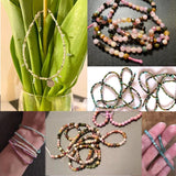 2/3mm Rhodochrosite Faceted Stone Beads 15inch